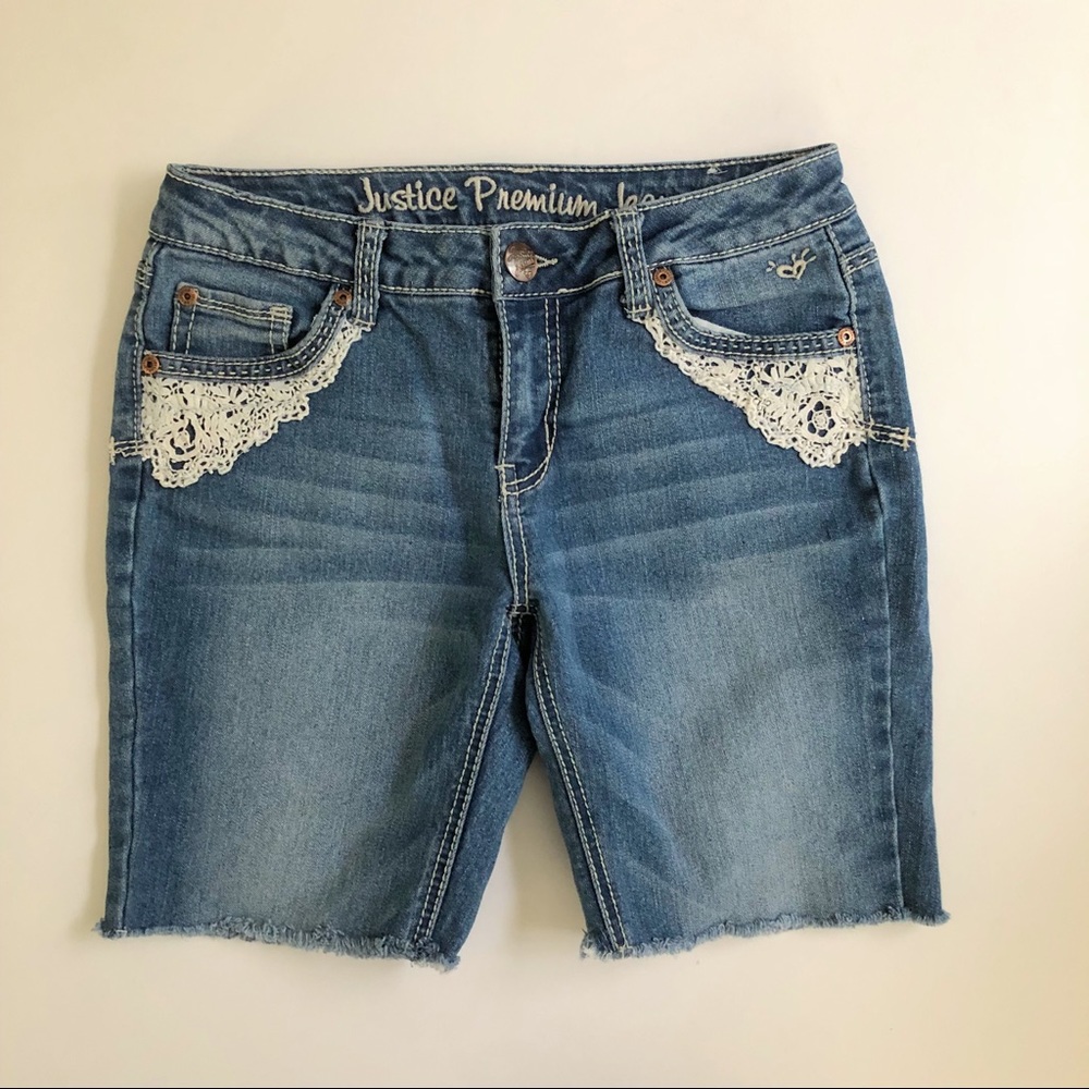 Sz 16R Justice Premium Jean Shorts